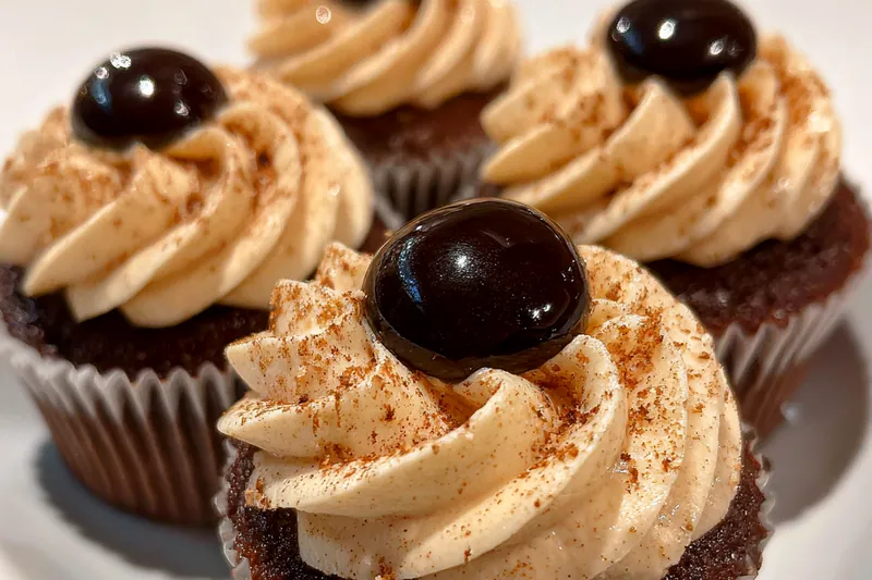 Fresh ingredients for Decadent Chocolate Tiramisu Cupcakes