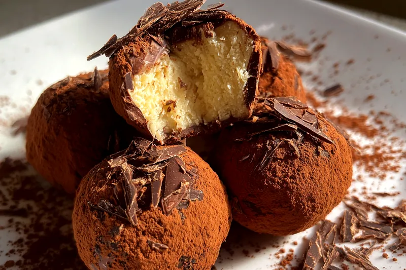 Cooking process for Decadent Cocoa Truffles
