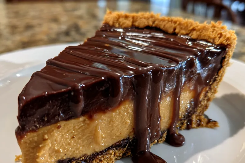 A beautifully arranged display of ingredients for Decadent Peanut Butter Dessert on a kitchen counter.