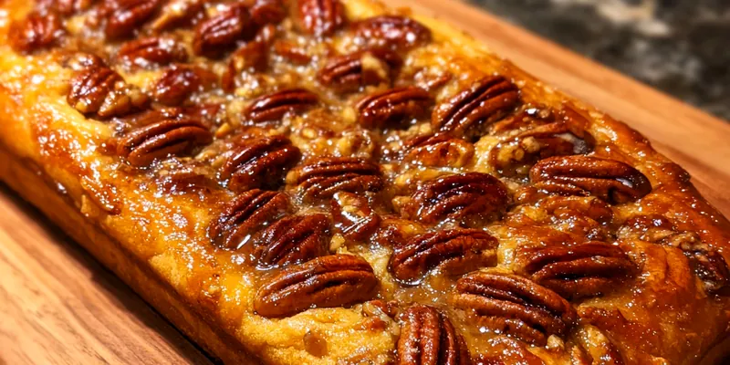 Decadent Sticky Pecan Focaccia