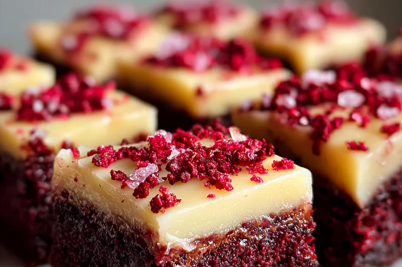 Cooking process for Decadent Velvet Dessert Squares