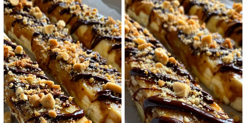 Delicious Banana Snickers Snack