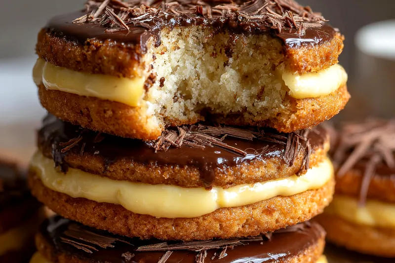 Cooking process for Delicious Cream Filled Cookies