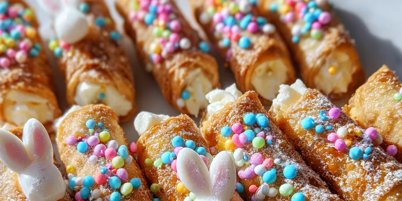 Festive Bunny Cannoli Treats