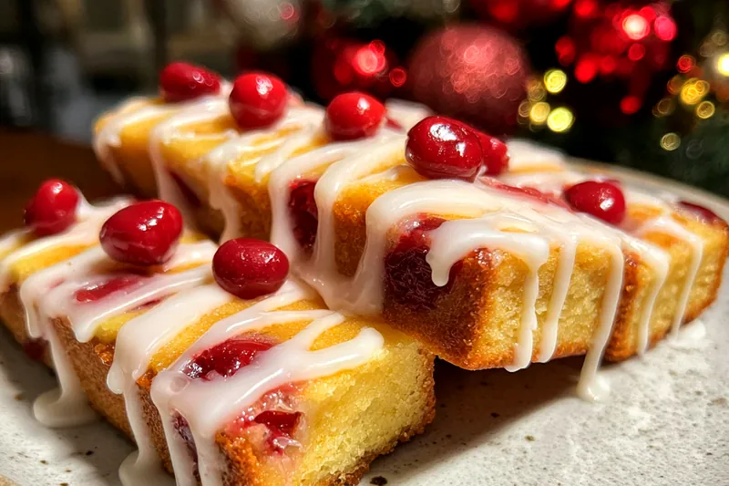 Cooking process for Festive Cherry Dessert Bars