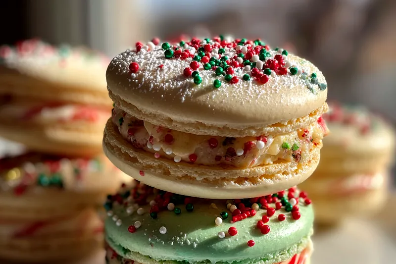 Fresh ingredients for Festive Holiday Macarons