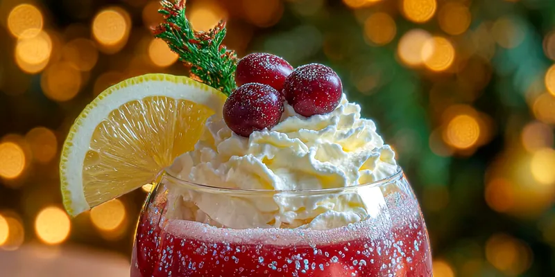 Festive Holiday Mocktail Delight