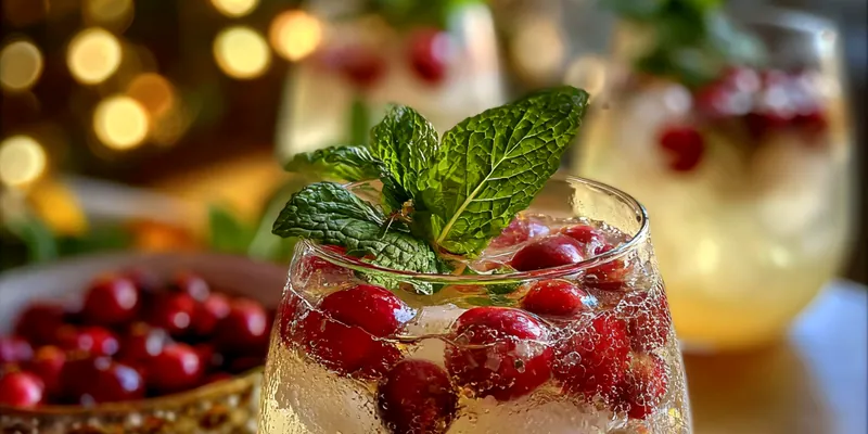 Festive White Christmas Punch