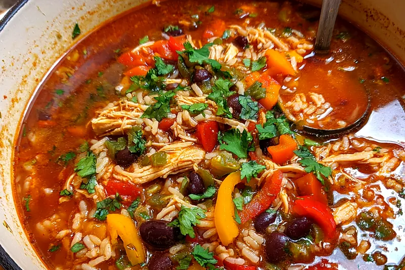Fresh ingredients for Flavorful Chicken Fajita Soup
