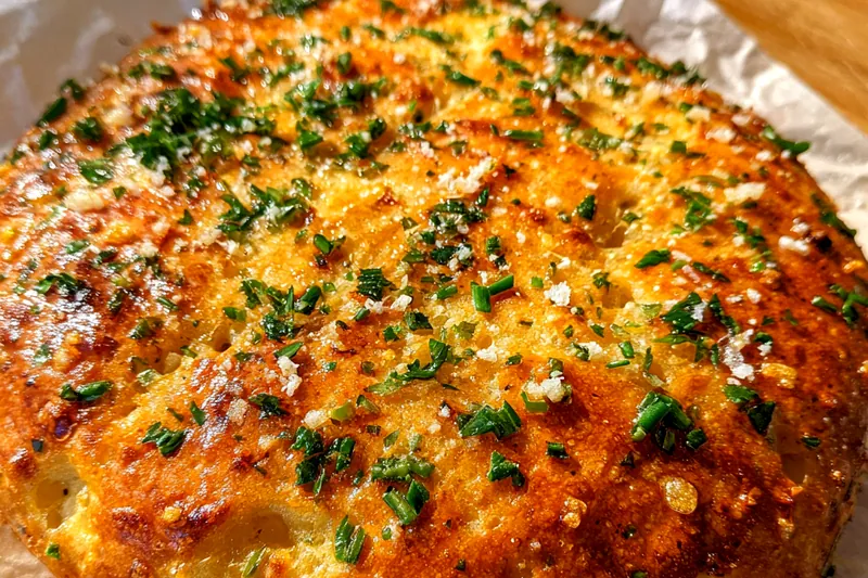 Fresh ingredients for Garlic Parmesan Focaccia Bread