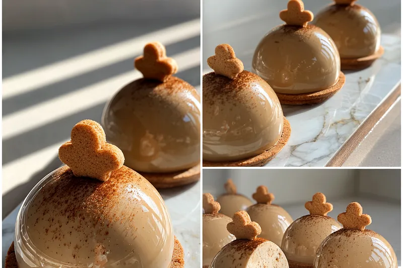 Fresh ingredients for Gingerbread Mousse Domes
