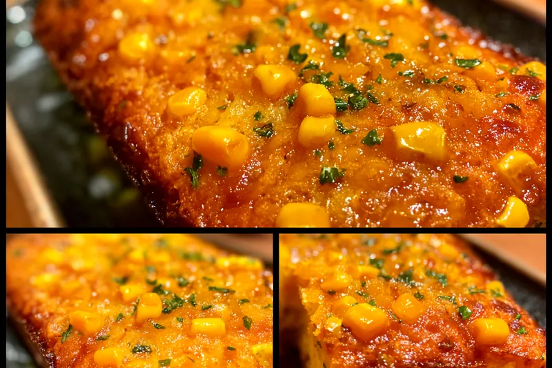 Fresh ingredients for Glazed Corn Bake