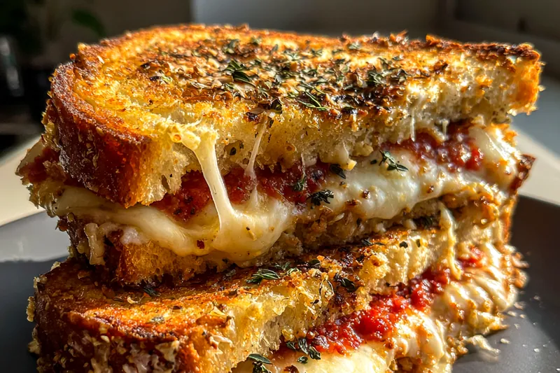 Fresh ingredients for Gourmet Grilled Cheese