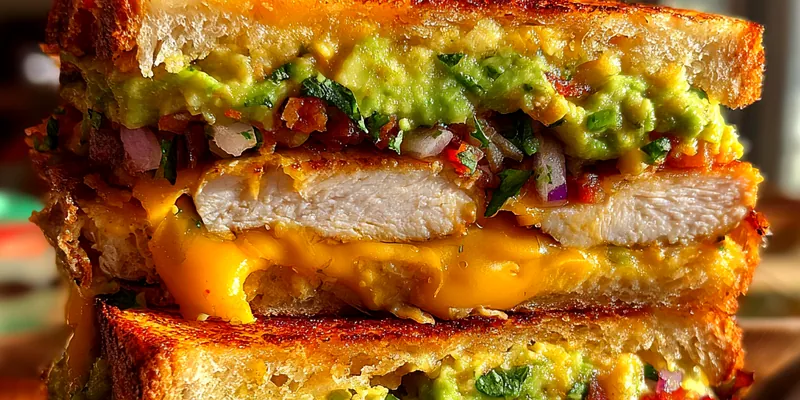 Grilled Chicken Avocado Melt