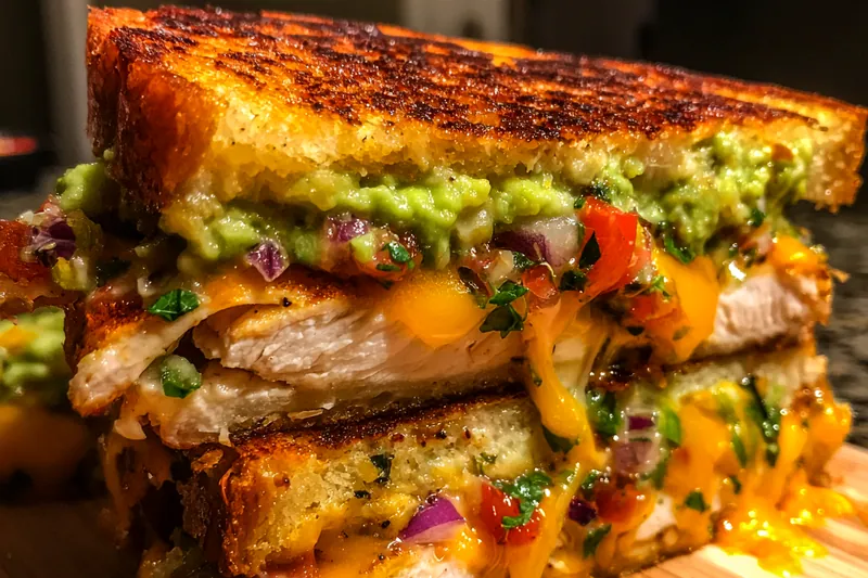 Fresh ingredients for Grilled Chicken Avocado Sandwich