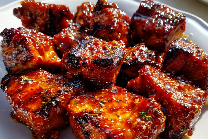 Fresh ingredients for Grilled Glazed Chicken Thighs