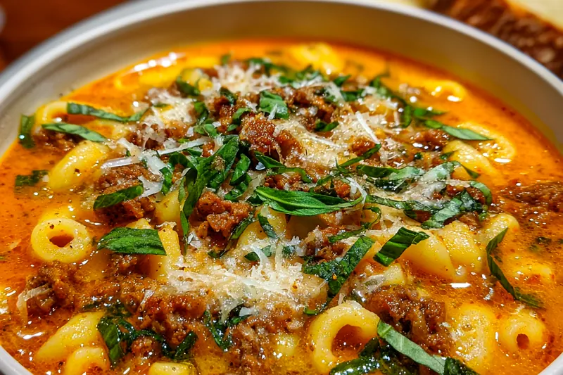 Fresh ingredients for Hearty Italian Soup