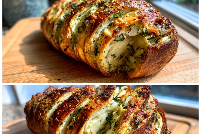 Cooking process for Herb Cheese Swirled Bread