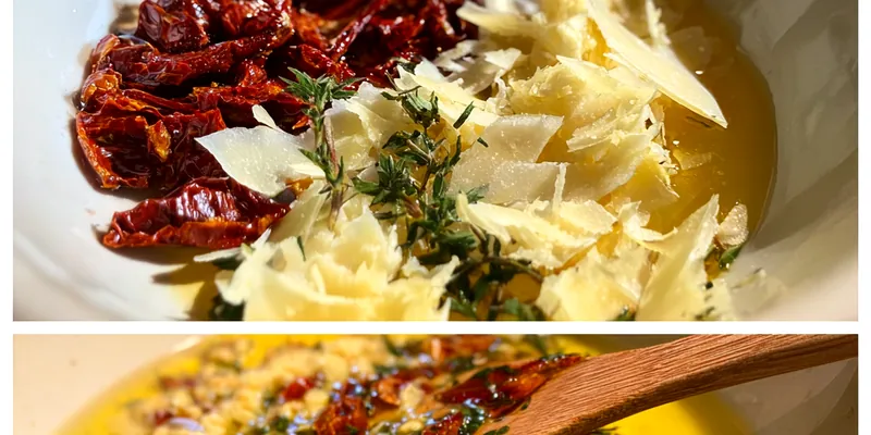 Delicious Herb Infused Olive Oil served on a plate