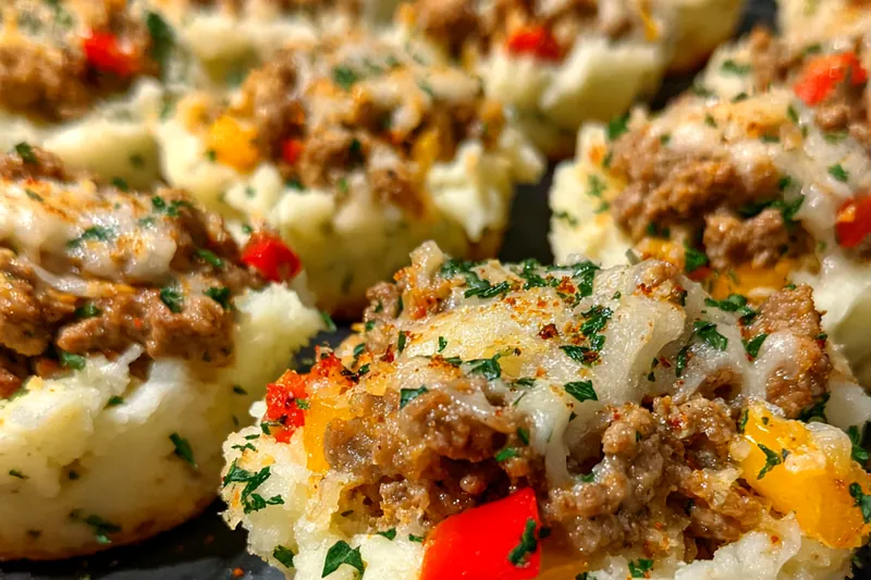 Fresh ingredients for Herb-Infused Potato Nests