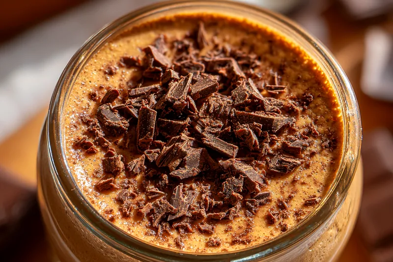 Cooking process for High Protein Chocolate Delight