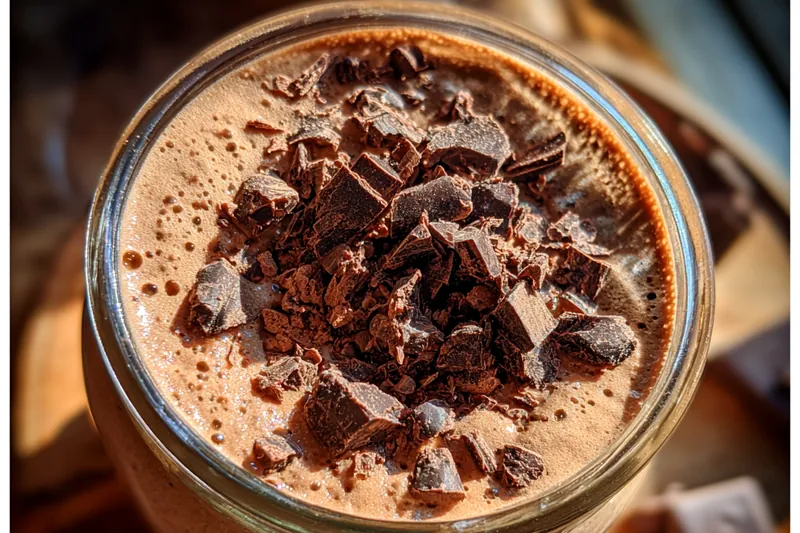 Fresh ingredients for High Protein Chocolate Delight