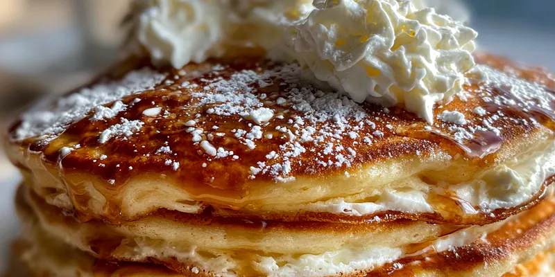 Holiday Spice Pancake Stack