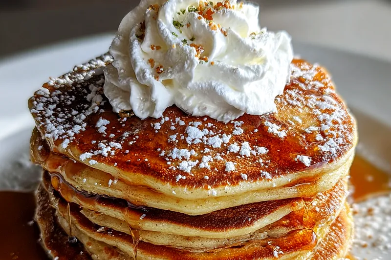 Fresh ingredients for Holiday Spice Pancake Stack