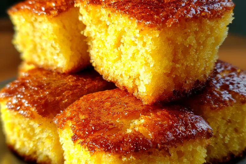 Cooking process for Honey Butter Cornbread Bites