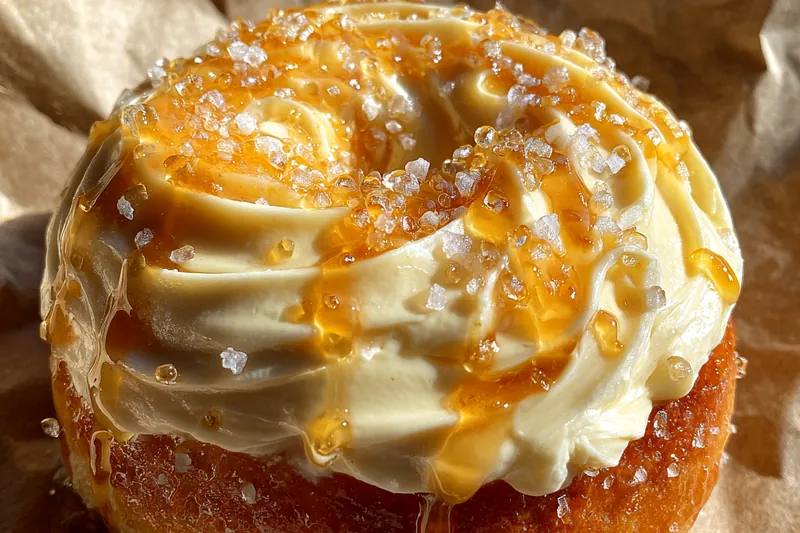 Cooking process for Honey Frosted Cornbread Treat