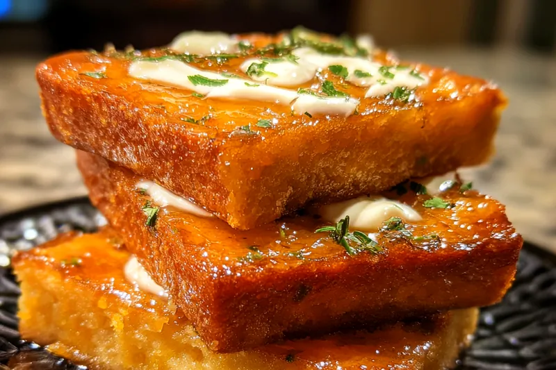 Fresh ingredients for Honey Glazed Cornbread