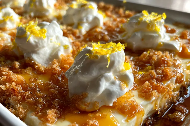 Cooking process for Lemon Cream Cheese Cake