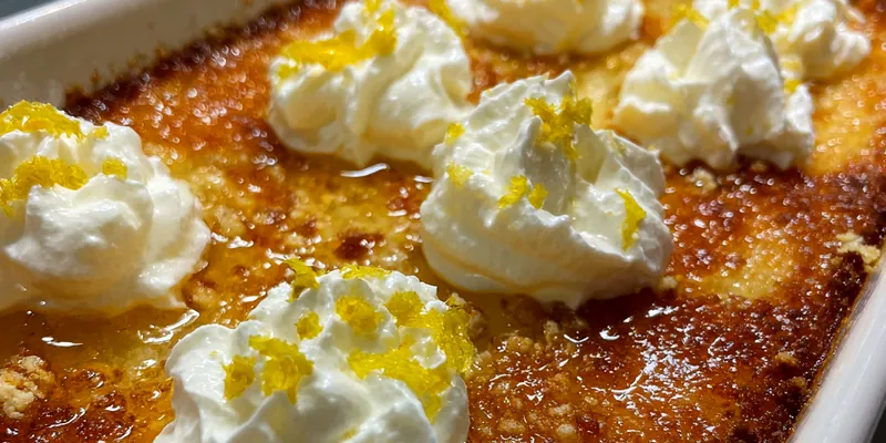Delicious Lemon Cream Cheese Cake served on a plate
