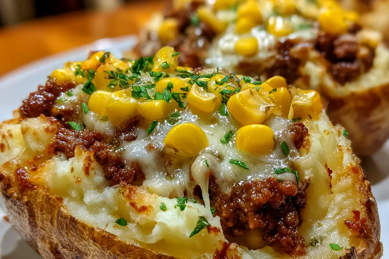 Fresh ingredients for Loaded Baked Potato Delight