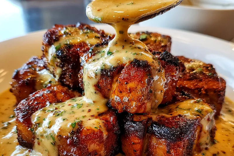 Cooking process for Maple Bacon Pork Chops