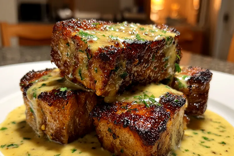 Cooking process for Maple Mustard Pork Chops