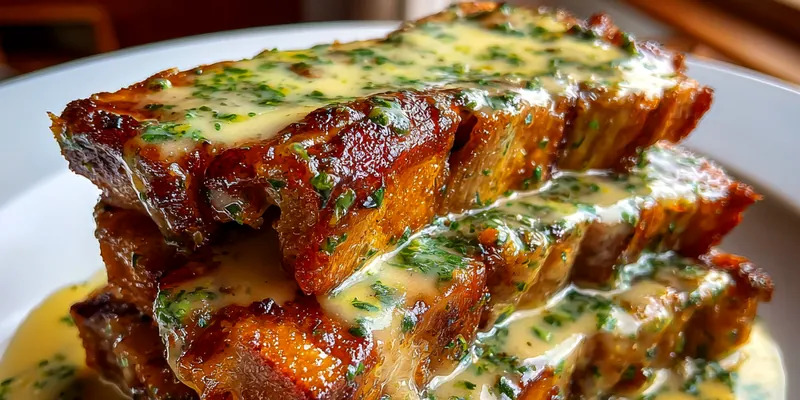 Delicious Maple Mustard Pork Chops served on a plate
