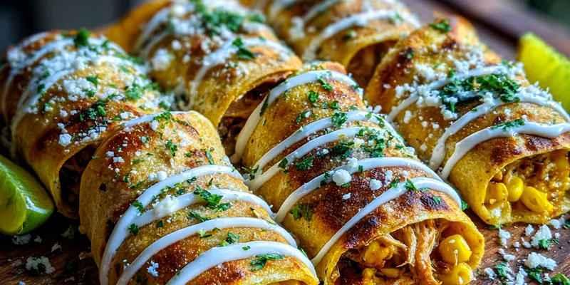 Delicious Mexican Chicken Wraps served on a plate