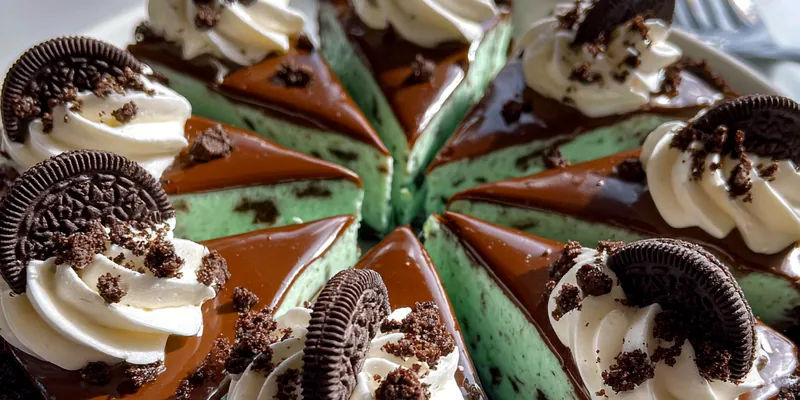 Mint Chocolate Cookie Pie
