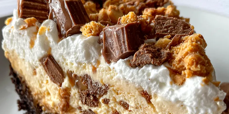 No Bake Oreo Peanut Cheesecake