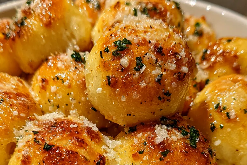 Cooking process for Parmesan Herb Bread Bites