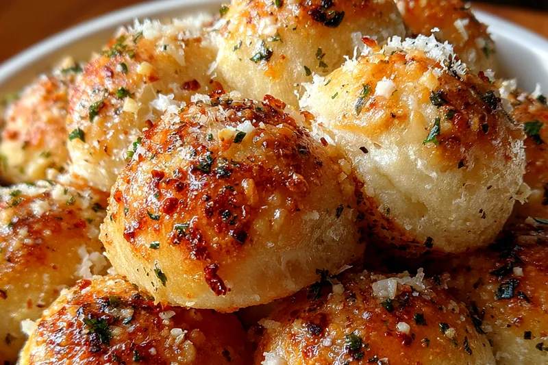 Fresh ingredients for Parmesan Herb Bread Bites