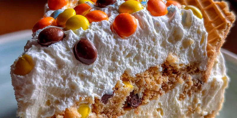 Delicious Peanut Butter Icebox Cake served on a plate