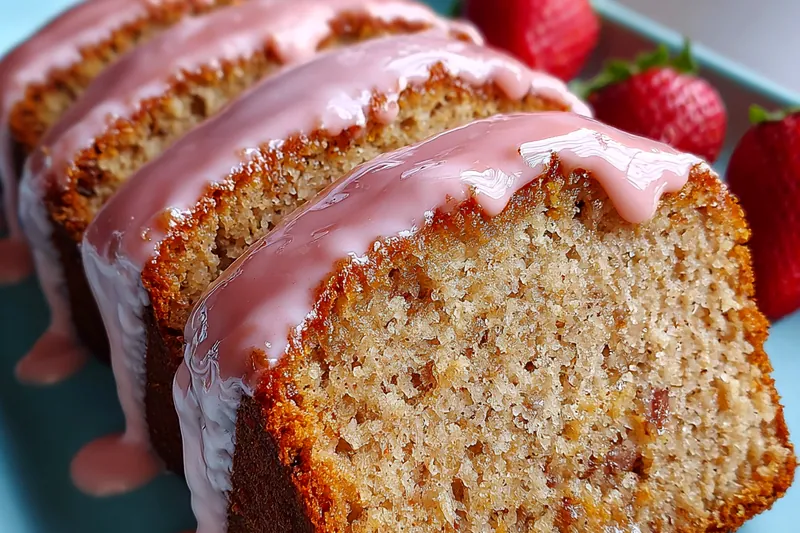Fresh ingredients for Strawberry Banana Bread