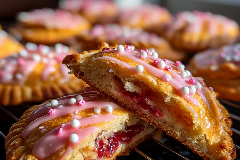 Cooking process for Raspberry Protein Pastries