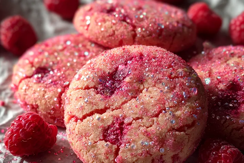 Cooking process for Raspberry Sugar Cookies Delight
