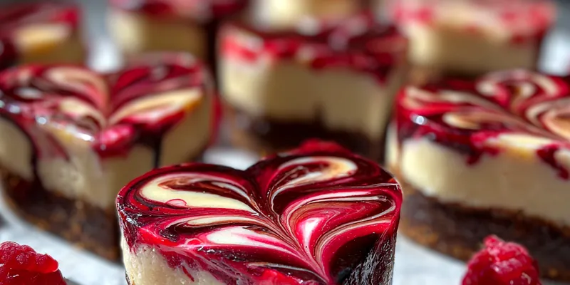 Delicious Raspberry Swirl Cheesecake Brownies served on a plate