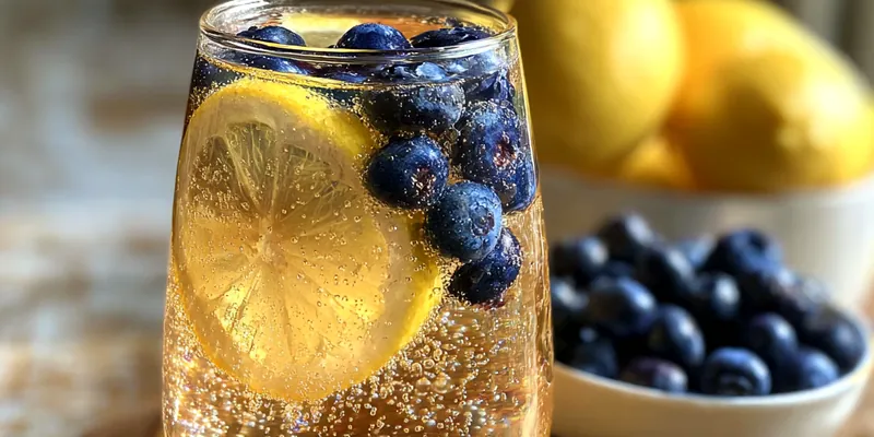 Refreshing Blueberry Lemon Sangria