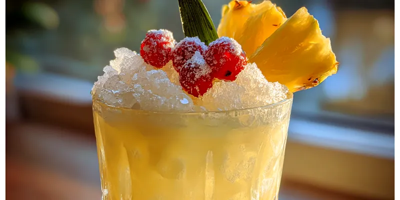 Refreshing Pineapple Berry Punch