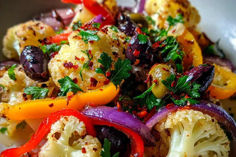 Fresh ingredients for Roasted Vegetable Medley